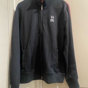 Psycho Bunny Navy Bomber Jacket with Logo